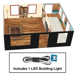 933-4704 HO BRICK CAPE COD HOUSE SPACES INTERIOR LIGHTING & DETAIL INSERT 933-4704 HO BRICK CAPE COD HOUSE SPACES INTERIOR LIGHTING & DETAIL INSERT