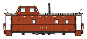 920-103610 HO WABASH STREAMLINED CABOOSE 920-103610 HO WABASH STREAMLINED CABOOSE
