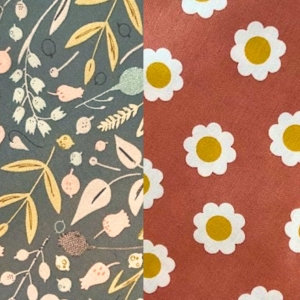 Reversible Pet Bandana - Wildflower and Daisies Reversible Pet Bandana - Wildflower and Daisies