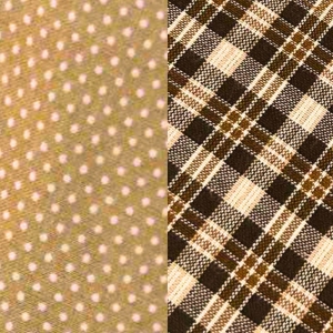 Reversible Pet Bandana - Khaki and Brown Plaid Reversible Pet Bandana - Khaki and Brown Plaid