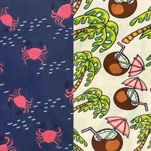 Reversible Pet Bandana - Craps with Coconuts Reversible Pet Bandana - Craps with Coconuts