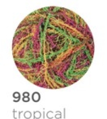 Red Heart Scrubby - Tropical