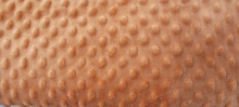 60" Minky Dot - Color Rust - 1 yd
