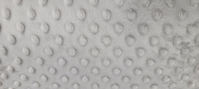 60" Minky Dot - Color Gray - 1 yd