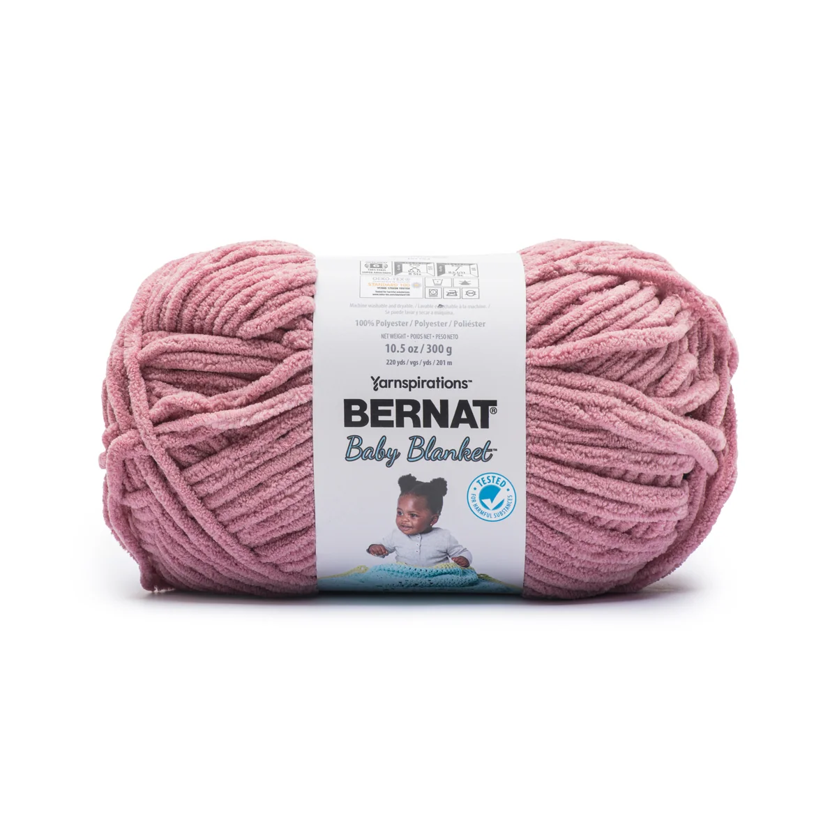 Bernat Baby Blanket - Mellow Mauve
