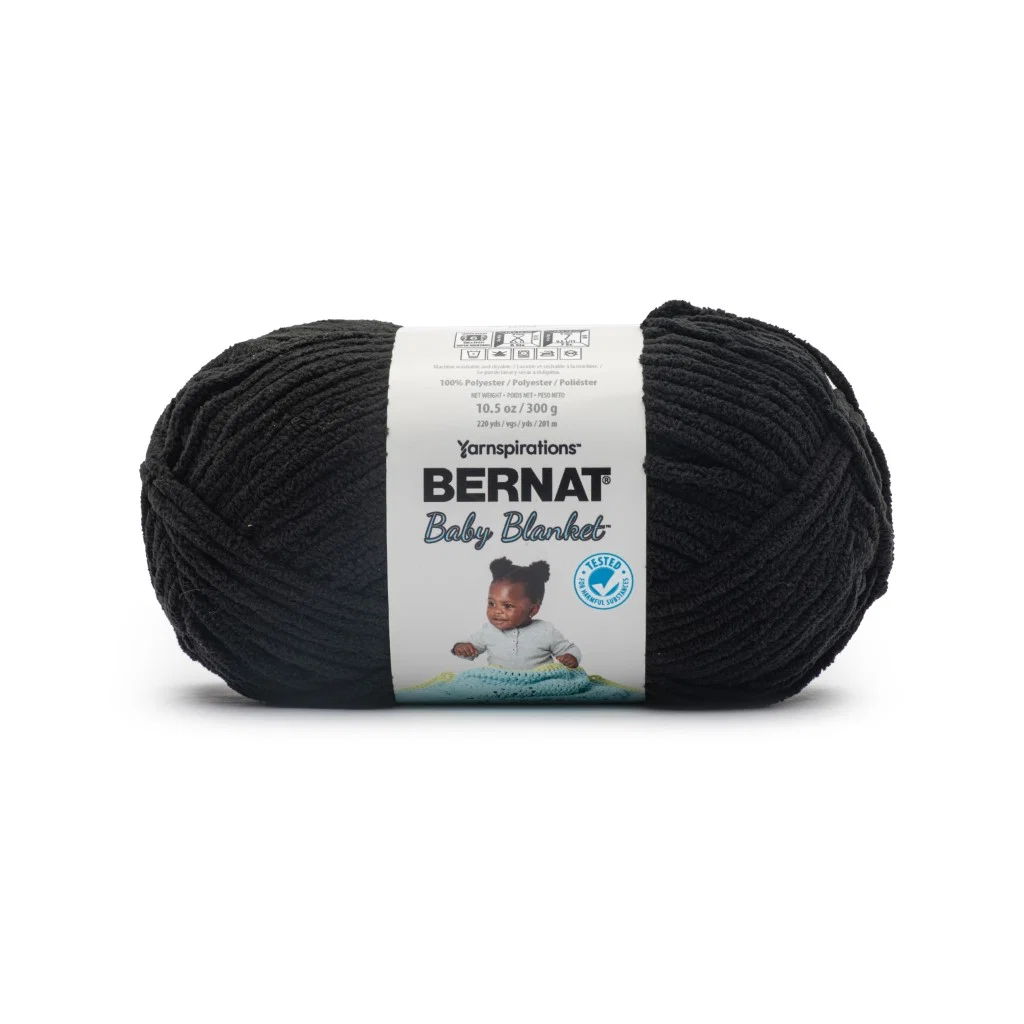 Bernat Baby Blanket - Licorice