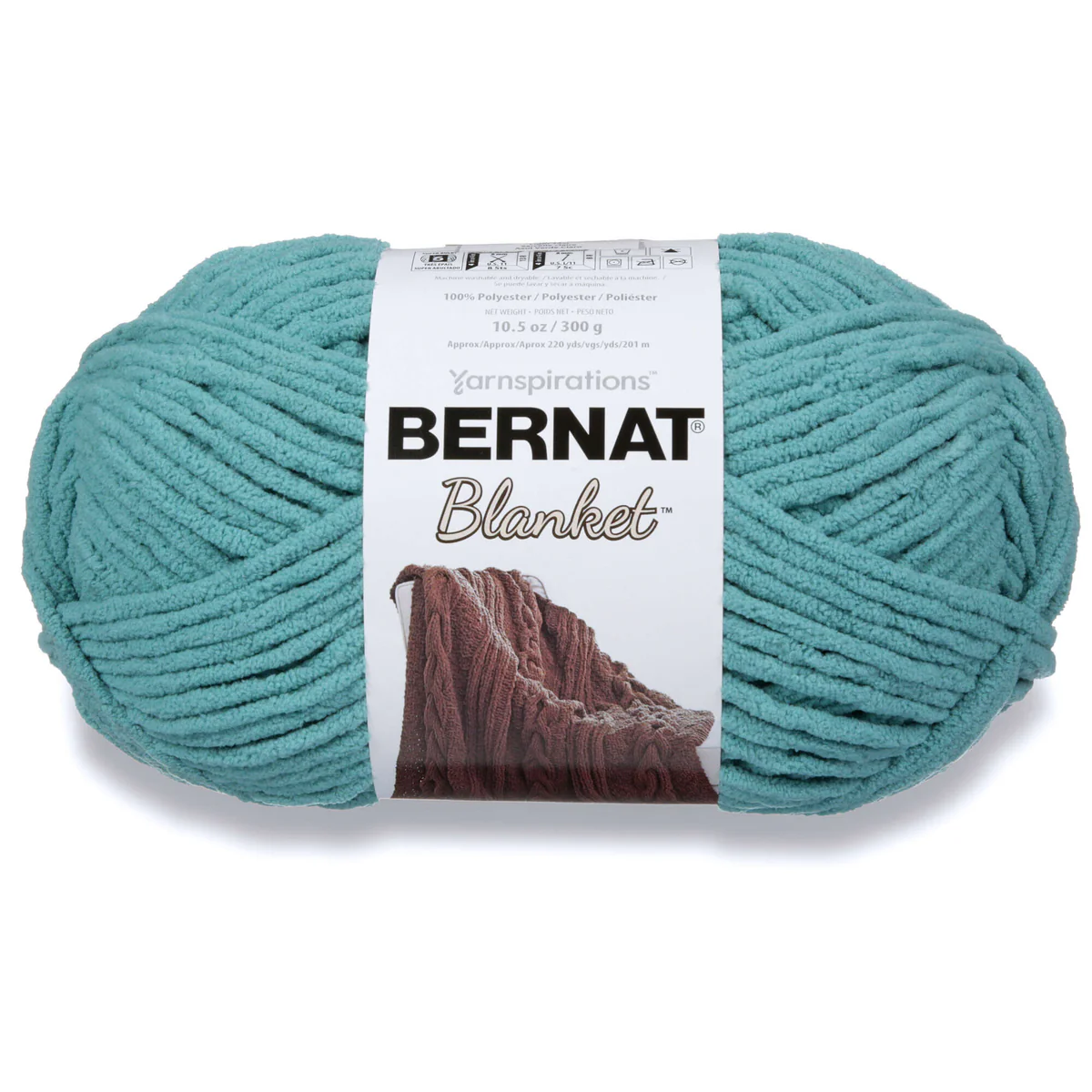 Bernat Blanket - Light Teal