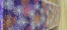 45" Spooky Spiderwebs Purple (happy Hauntings) - 1 yd