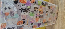 45" Halloween - Halloween Treats Gray (chills & Thrills ) 1 yd