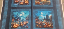 45" Panels-Haunted House Pumpkins - Halloween - 1 yd