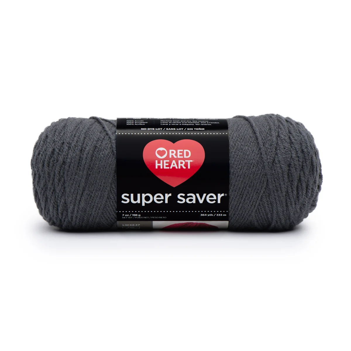 Red Heart Super Saver - Charcoal