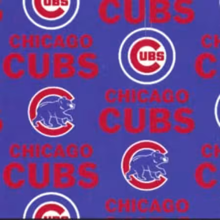 60" Fleece Chicago Cubs - 1 yd