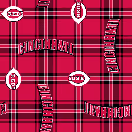 60" Fleece - Cincinnati Reds - 1 yd