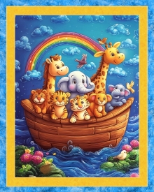 45" Panel - Ark Adventure - 1 yd
