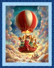 45" Panel - Balloon Buddies - 1 yd