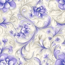 108" Floral - Birthday Cake Lilac - 1 yd