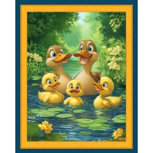 45" Happy Quackers - Panel - 1 yd