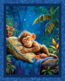 45" Panel - Monkey Dreams - 1 yd