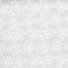 108" White on White - Petal Flow - 1 yd