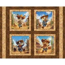 45" Panels - The Cowboys - 1 yd