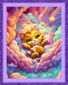 45" Panel - Twinkle Paws - 1 yard