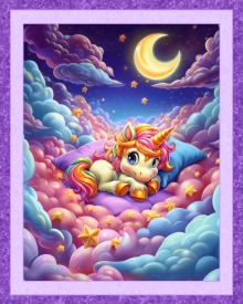 45" Panel - Unicorn Wishes - 1 yd