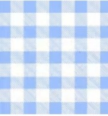 45" Flannel - lt blue/white buffalo plaid - 1 yd