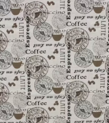 45" Novelty - Espresso Latte - 1 yd
