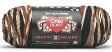 Red Heart Granny Squares - Black Espresso