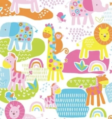 45" Flannel - Fun Flannels Safari Animals - 1 yd
