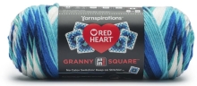 Red Heart Granny Squares - Soft White Frigid