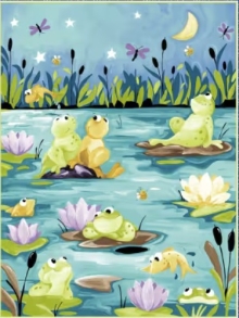 36" Panels - Navy Paul's Pond