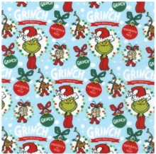 45" Christmas - Licensed - Ornament How the Grinch Stole Christmas - 1 yd