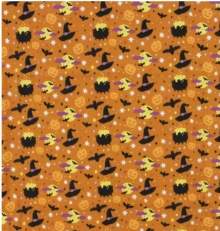 45" Halloween - Hallowseve Orange - 1 yd
