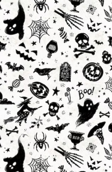 45" Halloween - cream Haunting Toss - 1 yd