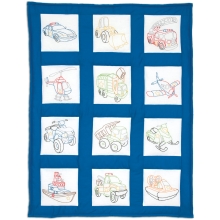 Jack Dempsey - 9" Theme Quilt Blocks - Rescue Vehicles