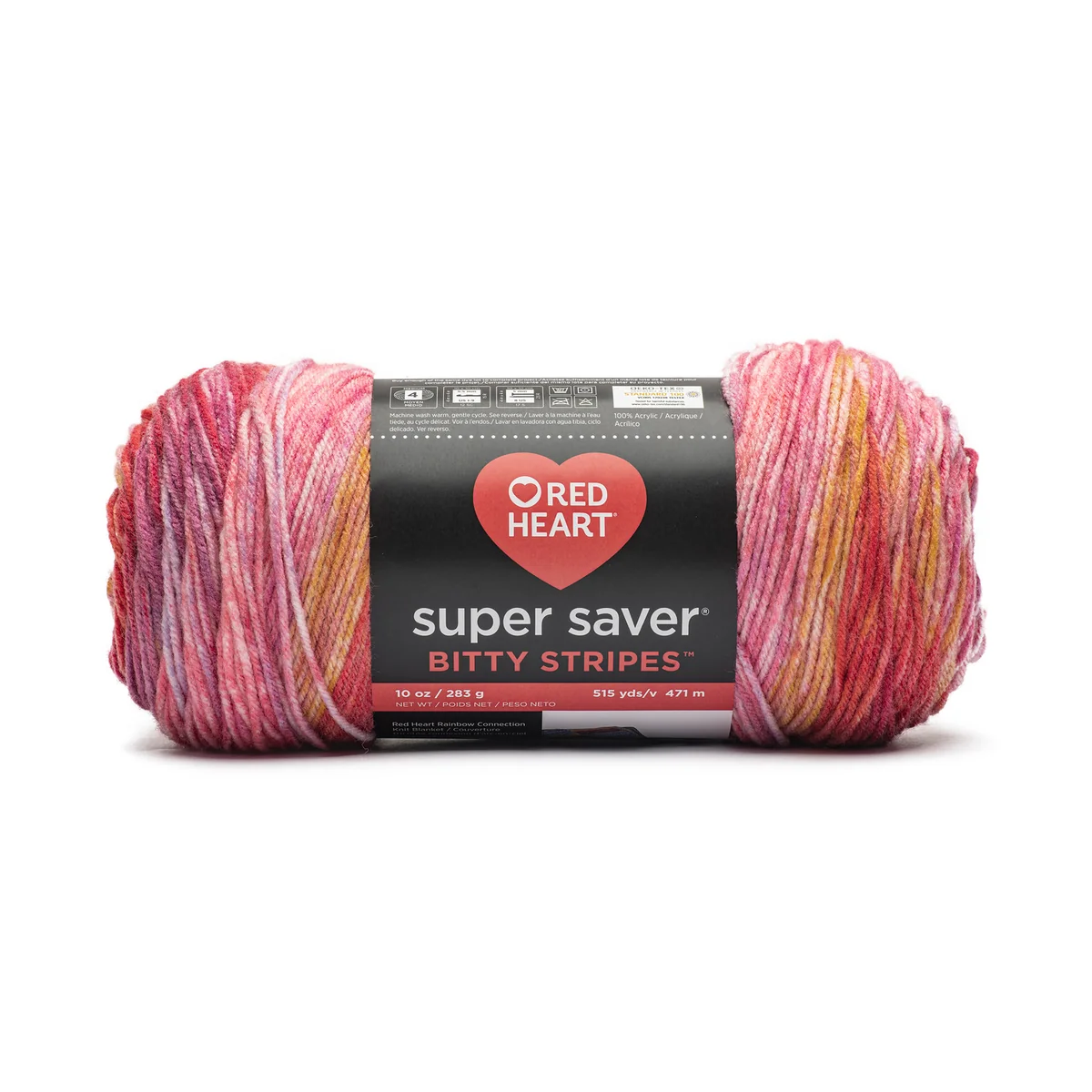 Super Saver Bitty Stripes - Pink Limonade