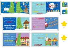 36" Night Before Christmas Book Panel Christmas
