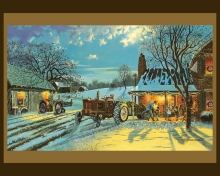 45" Panel - Warmth of Home - 1 yd