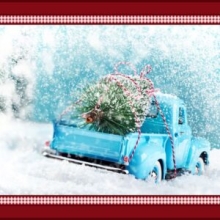 45"panel - Classic Christmas  - 1 yd
