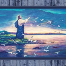 45" He Feeds them all - Panel