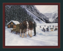 45" Panel - Magic at Lake Louise - 1 yd
