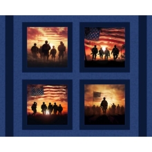 45" Panels -American Soldiers - - 1 yd