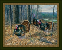 45" Panels - Riding The Coattails Turkey - 1 yd