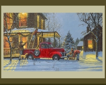 45" Panels - An Old Fashion Christmas - 1 yd