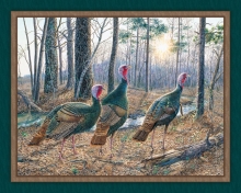 45" Panels - MDG Wise Guys Turkey - 1 yd