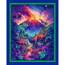 45" Panels - Jurassic Jungle