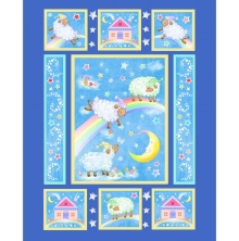 45" Baby Panel - Sheep 14 - 1 yd