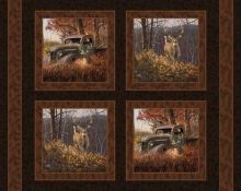 45" Panel - Buck& Truck Pillow Panel