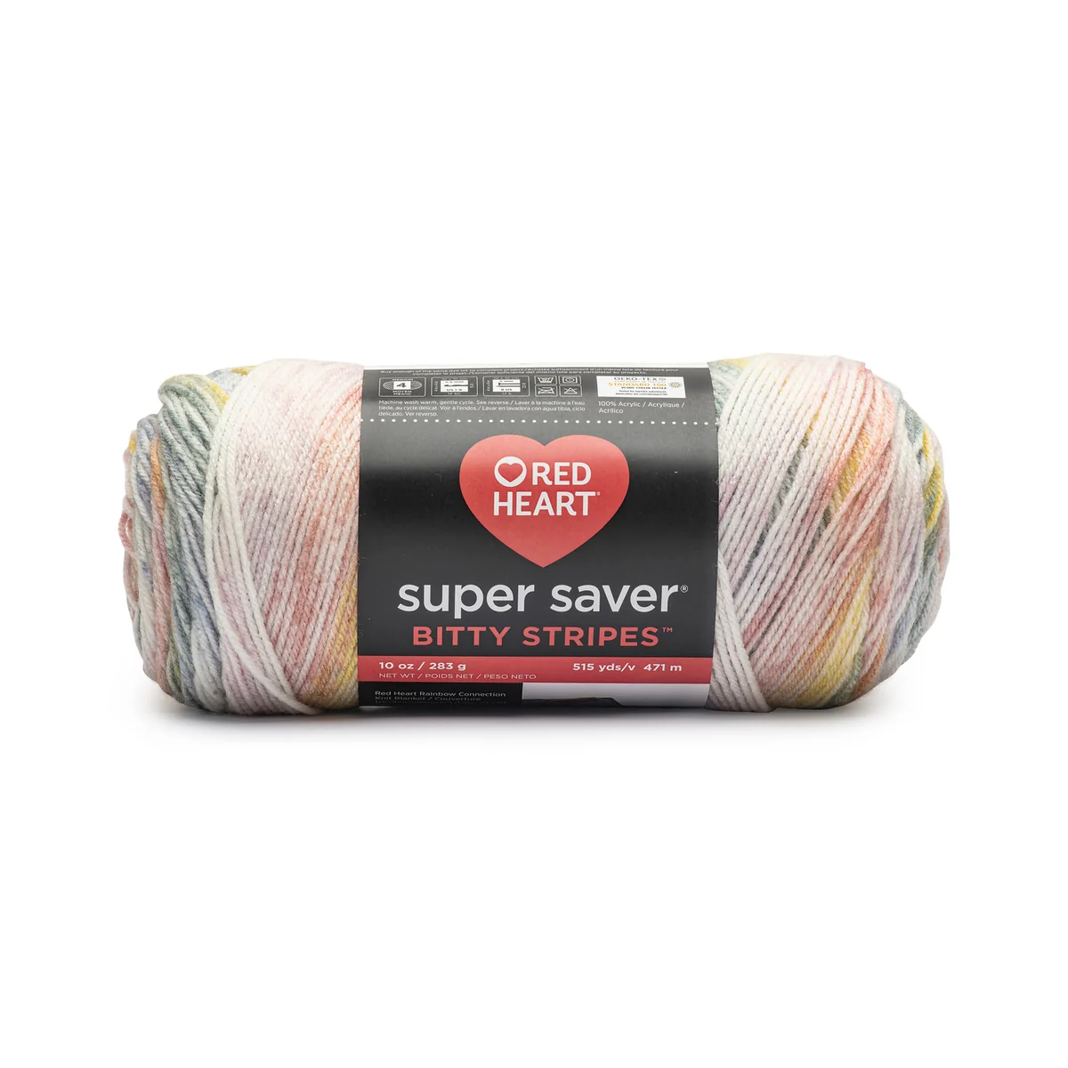 Super Saver Bitty Stripes - Rainbow Mist